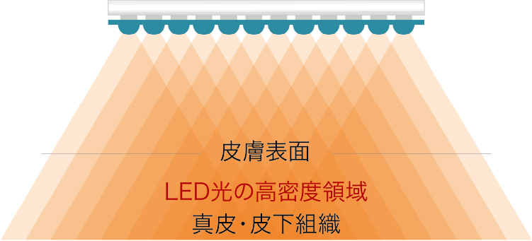 高輝度LED 1800個を高密度に搭載